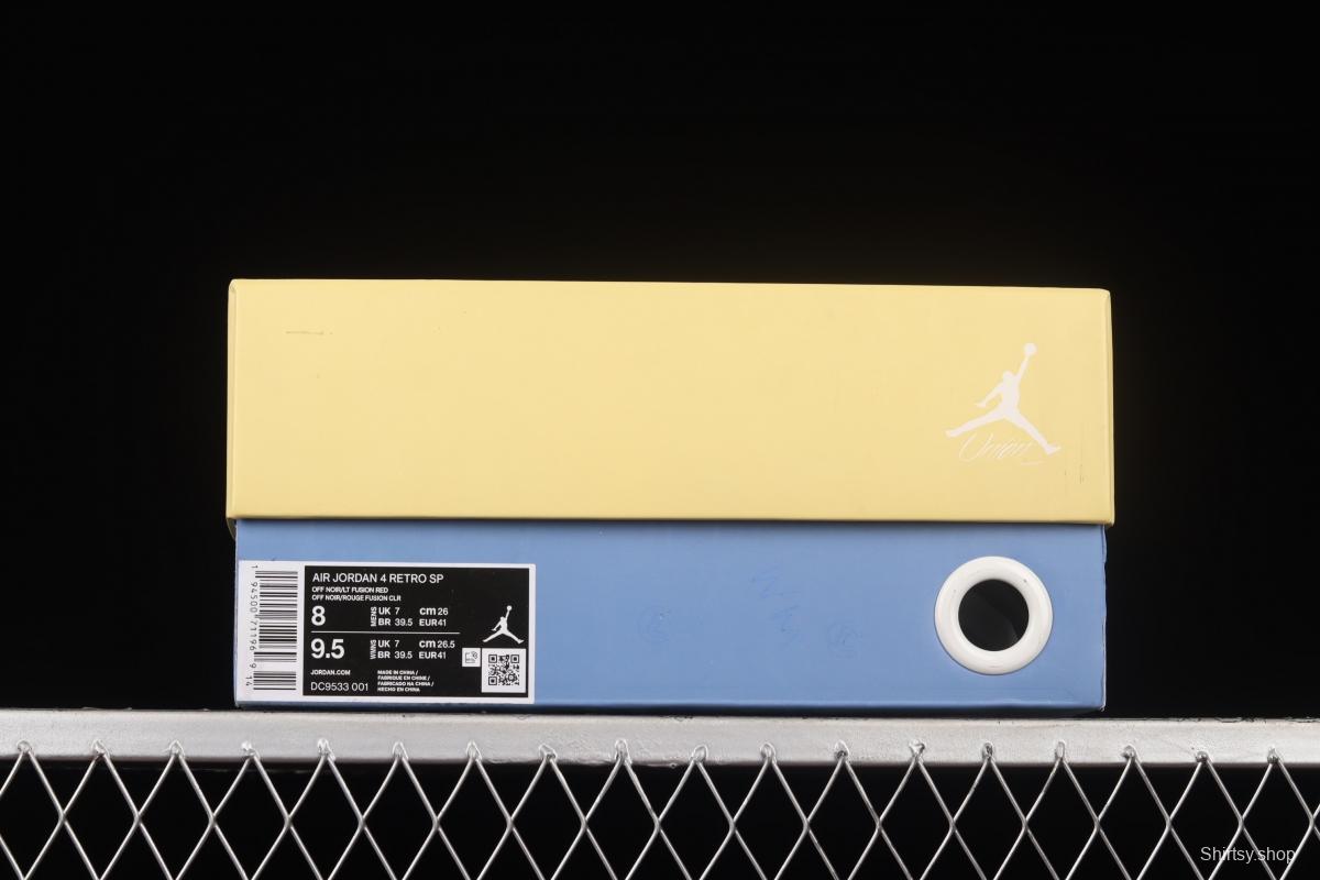 Union La x Air Jordan 4 Retro basketball shoes DC9533-001