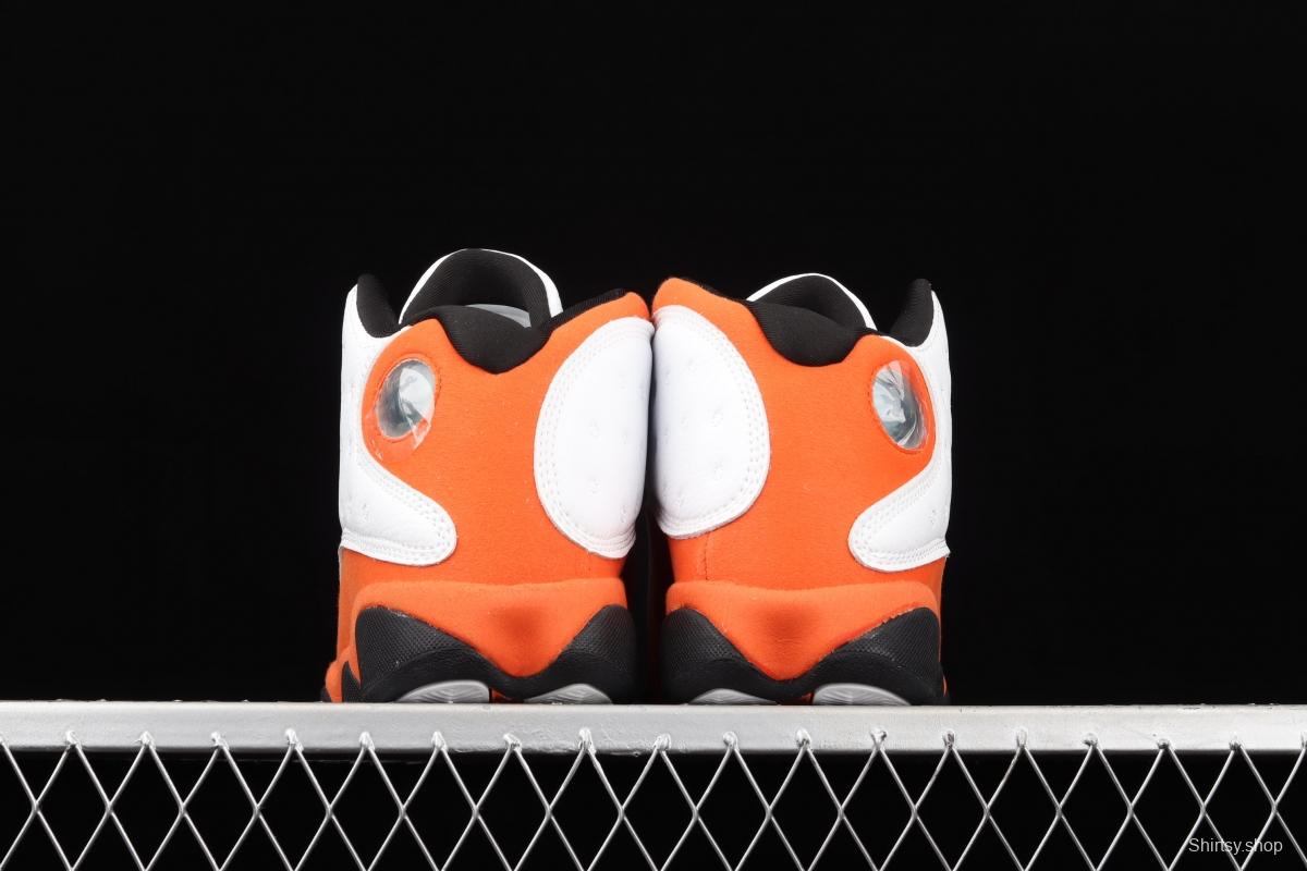 Air Jordan 13 Retro 3 White Orange 414571-108