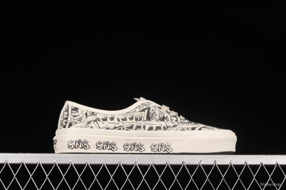 SNS x Vans Authentic joint low-top casual shoes VN0A4BV9676