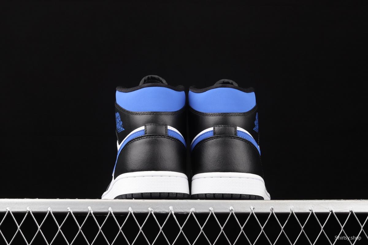 Air Jordan 1 Mid Royal Blue Zhongbang Basketball shoes 554724-140