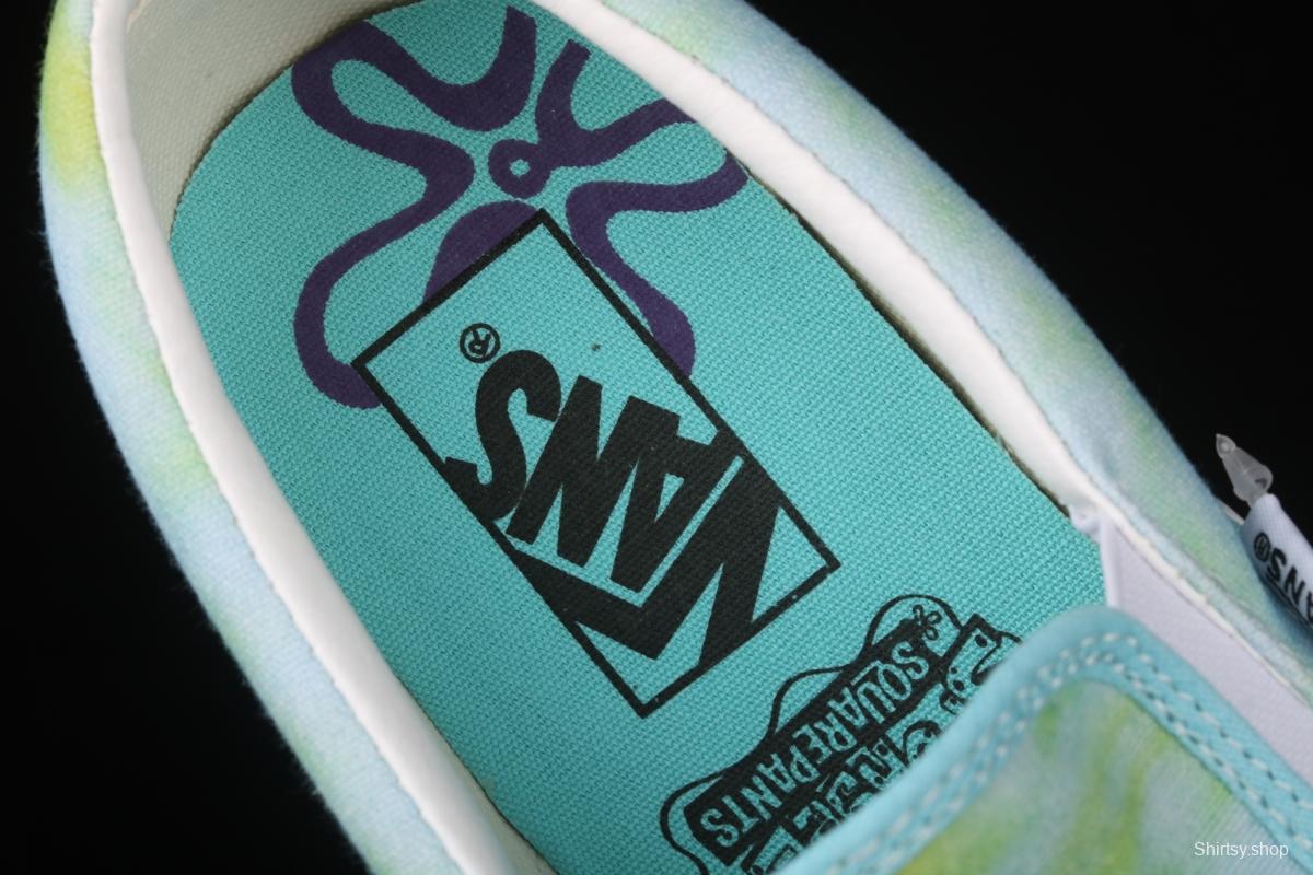SpongeBob x Vans Classic Slip-On 2021 summer yen limited edition low-top casual board shoes VN0A5KS96SVR