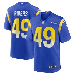 Men's Derek Rivers Royal Player Limited Team Jersey