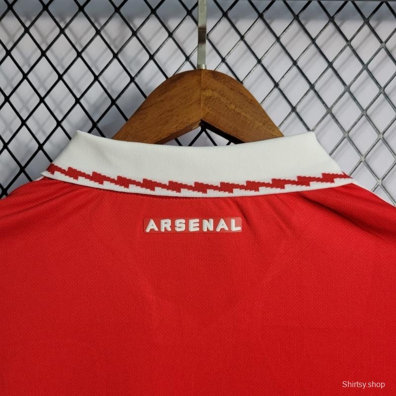 22/23 Arsenal Home Long Sleeve Soccer Jersey