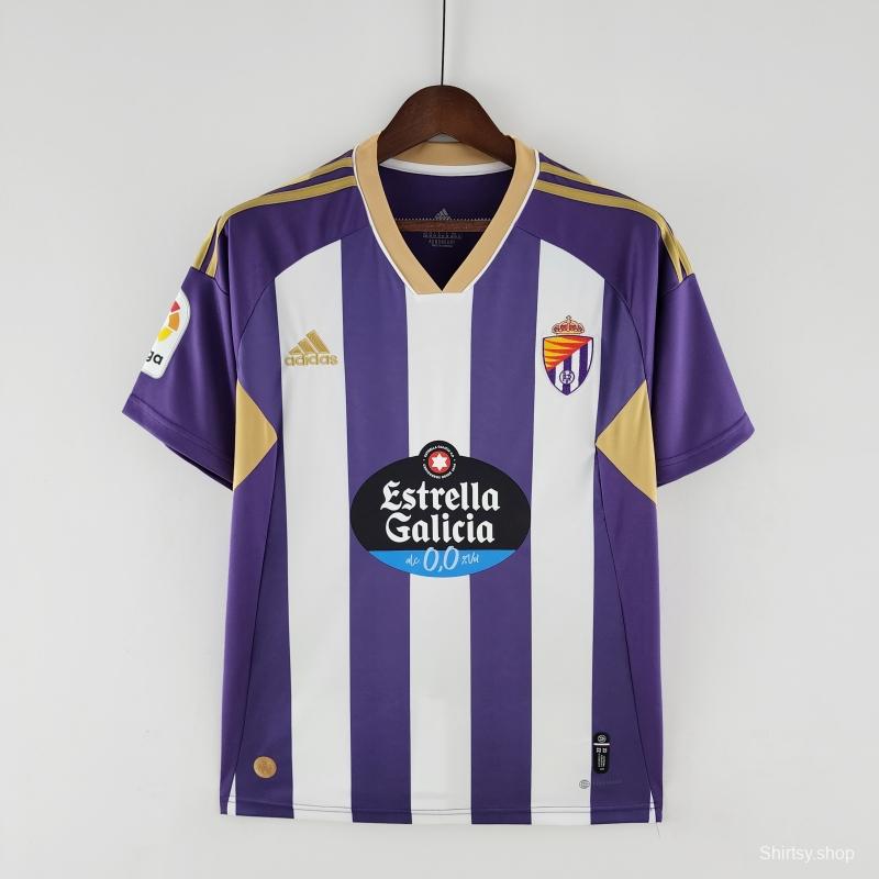 22/23 Real Valladolid Home Soccer Jersey