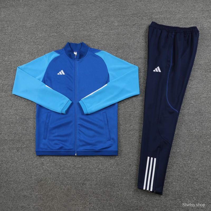 2023 Adidas Blue Full Zipper Jacket +Pants