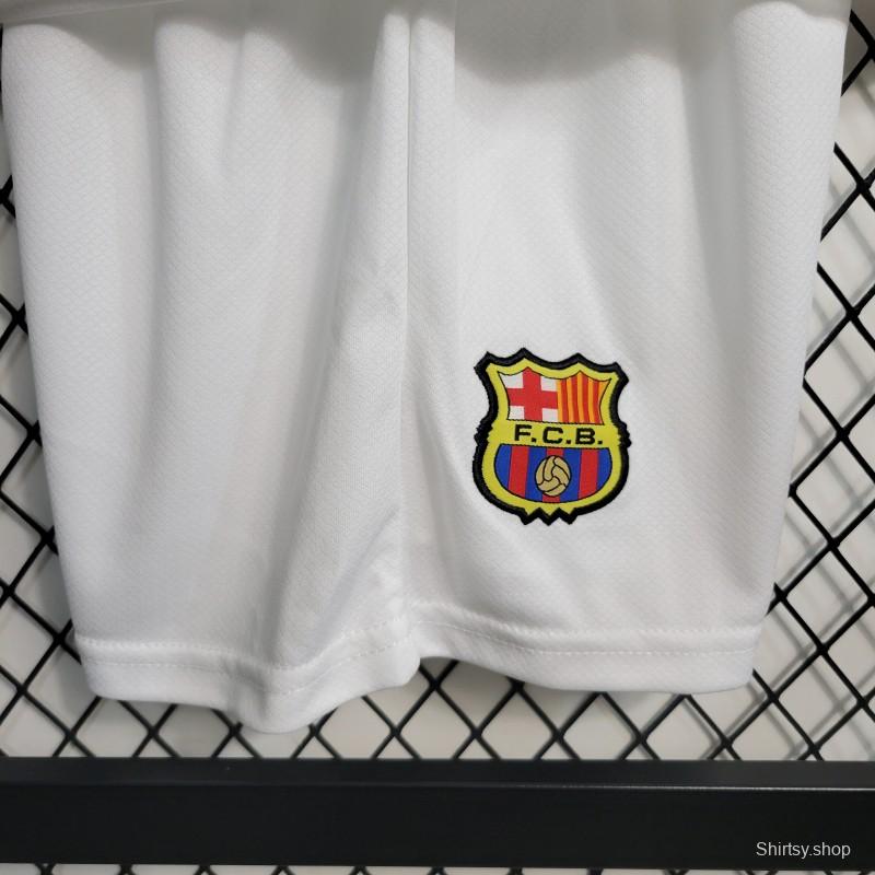 23-24 KIDS Barcelona Away Jersey Size 16-28