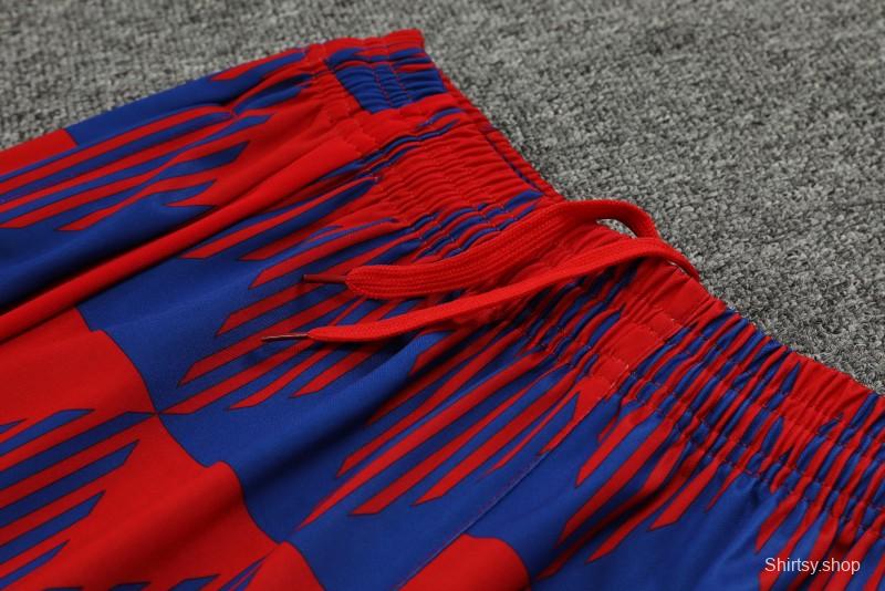 23-24  Barcelona Red Short Sleeve Jersey+Shorts