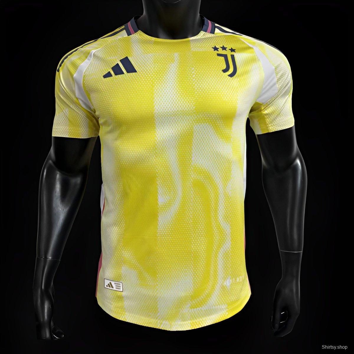 Player Version 24/25 Juventus Away Yellow Jersey